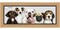 Panoramic Simple Gold Picture Frame - UV Acrylic, Foam Board Backing, Hanging Hardware